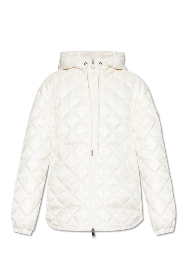 White Quilted down jacket Moncler Vitkac GB